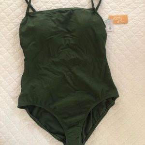 Women’s One-piece Green Swim Suit